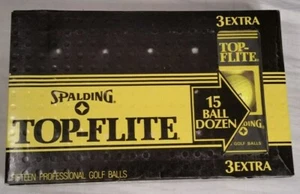 Docena de pelotas de golf Spalding Top-Flite vintage de 15 bolas - amarillas - Imagen 1 de 3