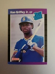 Ken Griffey Jr 1989 Donruss Rated Rookie #33 - Seattle Mariners - Picture 1 of 2