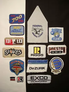 ●️ Vintage Menge 14 PATCHES Bowling Arbeit Levis Company SOUVENIR bestickt NEU - Bild 1 von 5