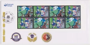 Faroe Islands FDC 2004 100 Years of FIFA, booklet - Picture 1 of 1