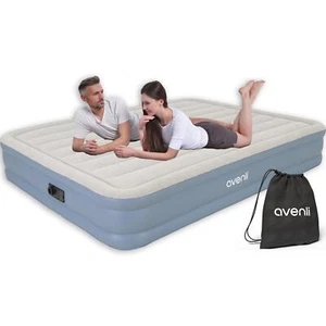 B-Ware Luftbett Luftmatratze selbstaufblasend integrierte Elektropumpe 2 Person - Bild 1 von 8