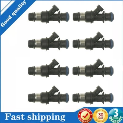 Juego de 8 inyectores de combustible 17113553 para Chevrolet Silverado 1500 4,8 L 5,3 L 6,0 L V8 Foto 1 de 4