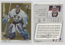 2002-03 ITG Be A Player Between the Pipes /10 Jean-Francois Damphousse Rookie RC