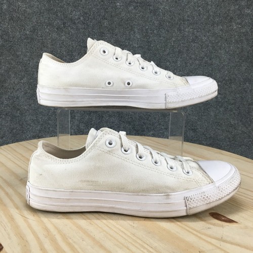 Scarpe Converse donna 9 uomo 7 Chuck Taylor All Stars bianche stringate basse 1U647F