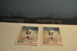 Opc o pee chee baseball card 1982 lot of 2 #268 Rickey Henderson Oakland a’s hof