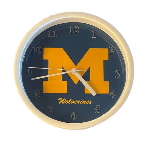 Michigan Wolverines 9" Wall Clock Cover