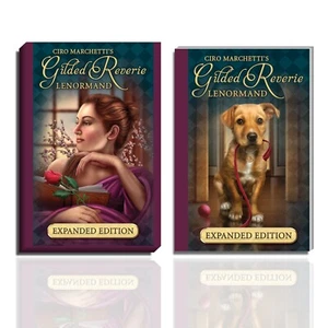 Gilded Reverie Lenormand edición ampliada: 47 tarjetas doradas y guía - Imagen 1 de 10