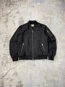 Woolrich nylon bomber mens black rare - Picture 1 of 10