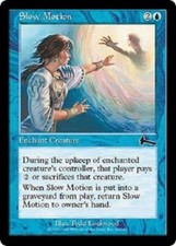 Slow Motion x4 NM-VLP  Magic the Gathering MTG Urza's Legacy, # 42
