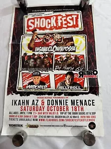Insane Clown Posse - Shock Fest Poster 12x18” Jelly Roll Madchild 3 6 Mafia ICP - Picture 1 of 3