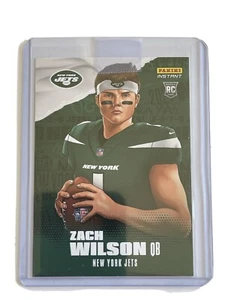 Panini Instant Illustration 2021 Zach Wilson Rookie RC 1/5278 New York Jets - Imagen 1 de 3