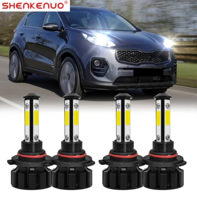 Kit de bombillas altas bajas 6000K LED faros 6000K para Kia Sportage 2017 2018 2019 2020 Foto 1 de 4