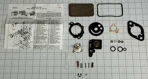 1961-63 HOLLEY MODEL 1908 1 BARREL CARBURETOR KIT AMC 196" 6 CYLINDER ENGINE-NEW - Foto 1 di 1