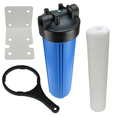 Hauswasserfilter 20 Zoll BigBlue Vorfilter Gartenfilter Brunnen + Wickelfilter - Bild 1 von 3
