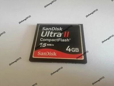 SanDisk ULTRA II 4GB CompactFlash 15MB/s CF memory card SDCFH - Image 1 of 2