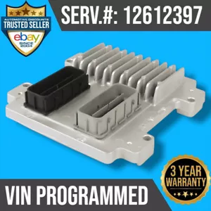 2009 GMC Sierra 1500 Engine Computer ECU ECM PCM 12612397 PLUG & GO - Picture 1 of 4