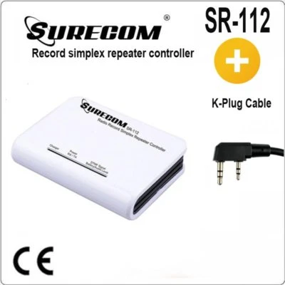 SURECOM SR-112+46-K Simplex Repeater Controller w/Kenwood Cable w/900MAH Battery - Image 1 of 3
