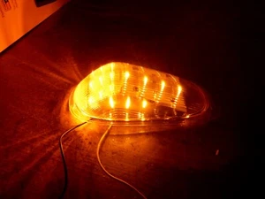 Peterbilt Grakon 2000 Cab Lights Clear/ Amber w/ 19 Amber Diodes - Picture 1 of 7