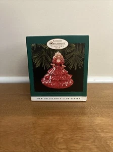 Barbie Hallmark 1996 edición club 1988 Happy Holidays primer adorno - Imagen 1 de 9