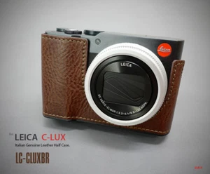 Estuche de cuero genuino italiano Lim's Design Lims LC-CLUXBR para Leica C-LUX, marrón - Imagen 1 de 8