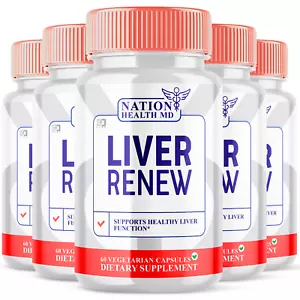 Liver Renew Daily Support for Liver Health and Wellness (5 Pack) - Picture 1 of 8