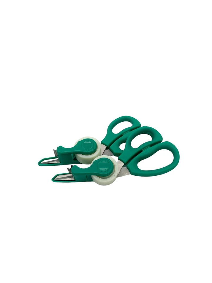 Sabatier Gift Wrapping Shears Green -Set of 2 - Image 1 of 1