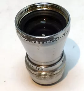 Wollensak Tower 6.5mm f/2.5 Wide Angle Cine Amaton D Mount Camera Lens - Picture 1 of 21