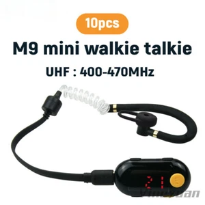 10X Vineyuan M9 Mini walkie talkie UHF 25 Channels Portable Handheld Transceiver - Picture 1 of 12