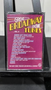 Great Broadway Show Tunes Vol. 2 by New York Theatre Orchestra Cassette **SEALED - Picture 1 of 7