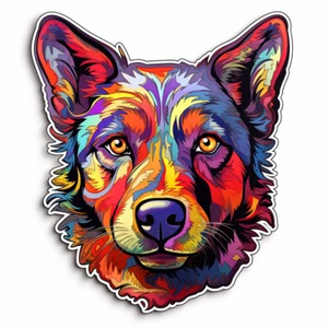 Autoaufkleber Sticker Mischling Hunde Aufkleber - Picture 1 of 1