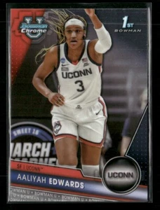2023-24 Bowman Chrome University #19 Aaliyah Edwards - Picture 1 of 2
