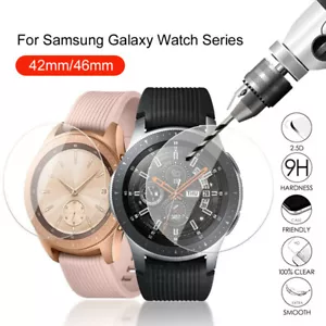 Clear Tempered Glass Screen Protector For Samsung Galaxy Watch7 Ultra 42 46 Gear - Picture 1 of 12