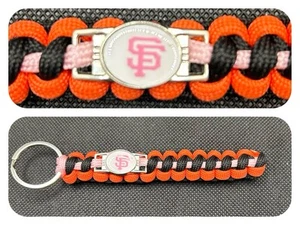San Francisco Giants (Pink) Inspired Paracord/Survival Keychain - Picture 1 of 1