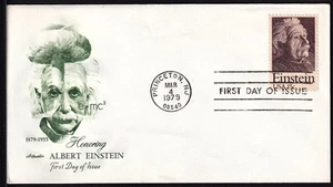 1979 Albert Einstein Sc 1774 FDC Artmaster cachet physicist scientist - Picture 1 of 1