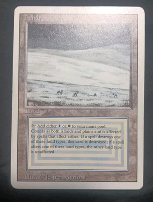 MTG Tundra Revised 3rd Edition Regular Rare LP- - Image 1 of 4