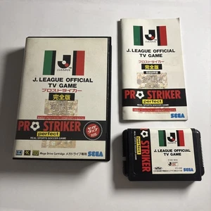 J League Pro Striker 1993 SEGA Mega Drive MD NTSC-J JAPAN Game Complete - Foto 1 di 6