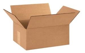 50 Pack Cardboard Mailing Packing Boxes 11x8x4 Corrugated Moving Shipping Boxes - Picture 1 of 5
