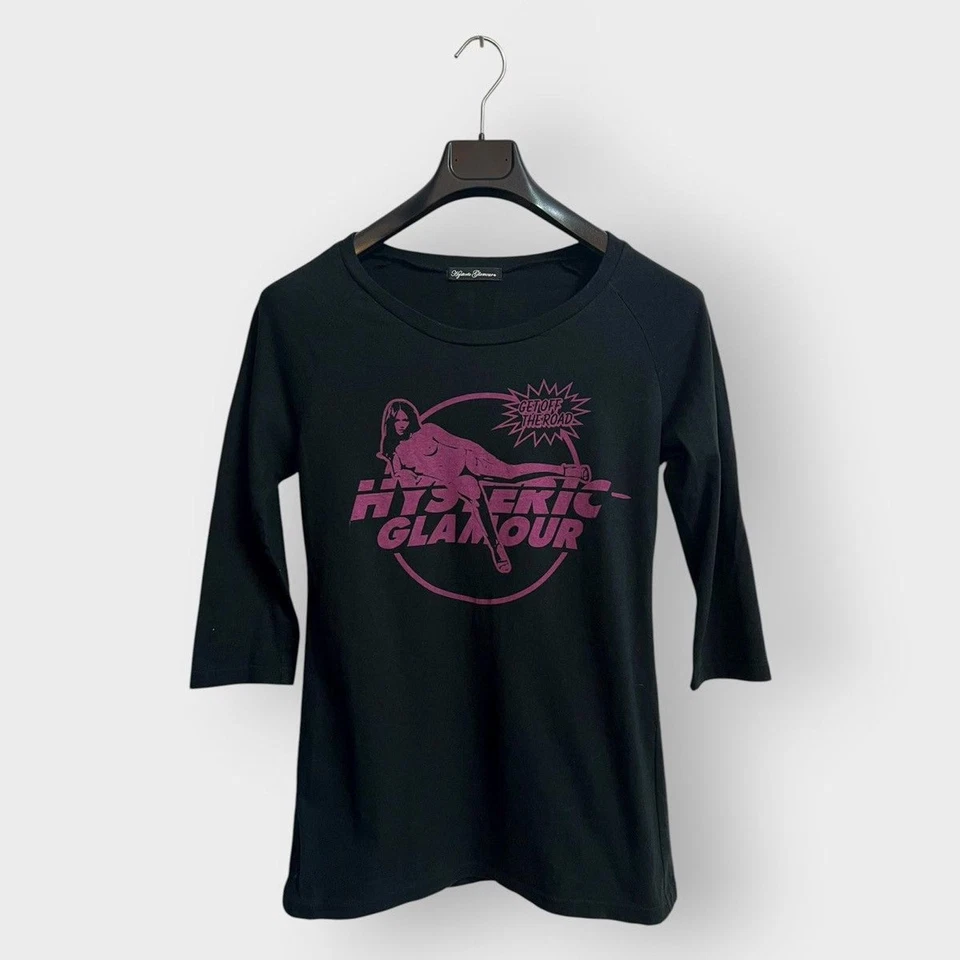 Hysteric Glamour Nude Girl Round Logo LS Tee - Image 1 of 4