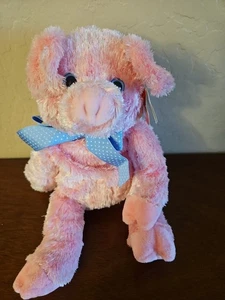 Ty Beanie Babies Cute PIG 12" Pink Plush Stuffed Animal - Picture 1 of 3