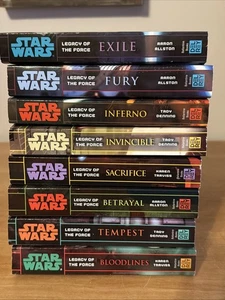 Menge 8 Star Wars Vermächtnis der Macht Taschenbücher Del Rey Ballsntine Bücher - Bild 1 von 4