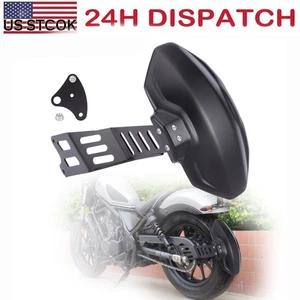 Rear Wheel Fender Mudguard Splash Guard For Honda Rebel 300 500 1100 2017-2024 - Picture 1 of 11