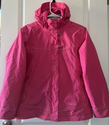 Chaqueta de Lluvia Niñas Sudadera con Capucha Marmot Usada Talla XL/TG Excelente Estado Ver Fotos Foto 1 de 4