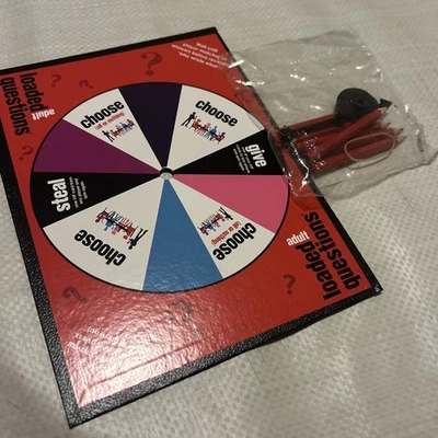 Adult Loaded Questions Replacement Spinner & Board–New W/ Pencils Party Game 17+ - Image 1 of 2