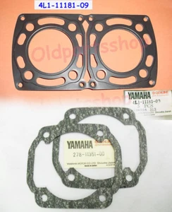 Yamaha RD250LC Cylinder Head Gasket + Base Gaskets OEM 4L1-11181-09 278-11351-00 - Picture 1 of 3