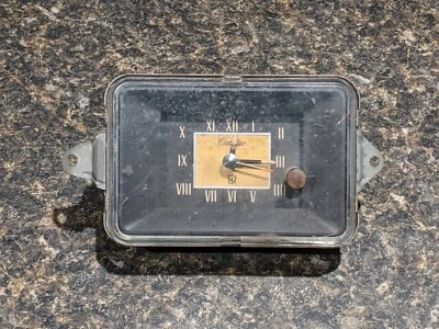 1971 1972 1973 Cadillac Clock fully tested Works Great Gold face OEM Tick Tock - Image 1 of 4