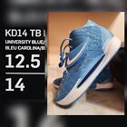 Men's Size 12.5 Nib Nike Kd14 Tb Promo Unc University Blue White Dm5040-405????
