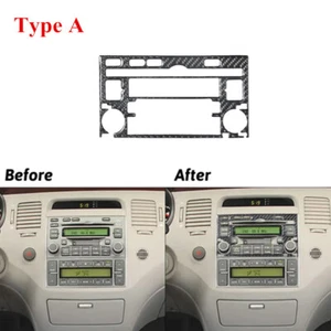 Radio de fibra de carbono con reproductor de CD tipo A borde de cubierta para Hyundai Azera 2006-2011 - Imagen 1 de 15