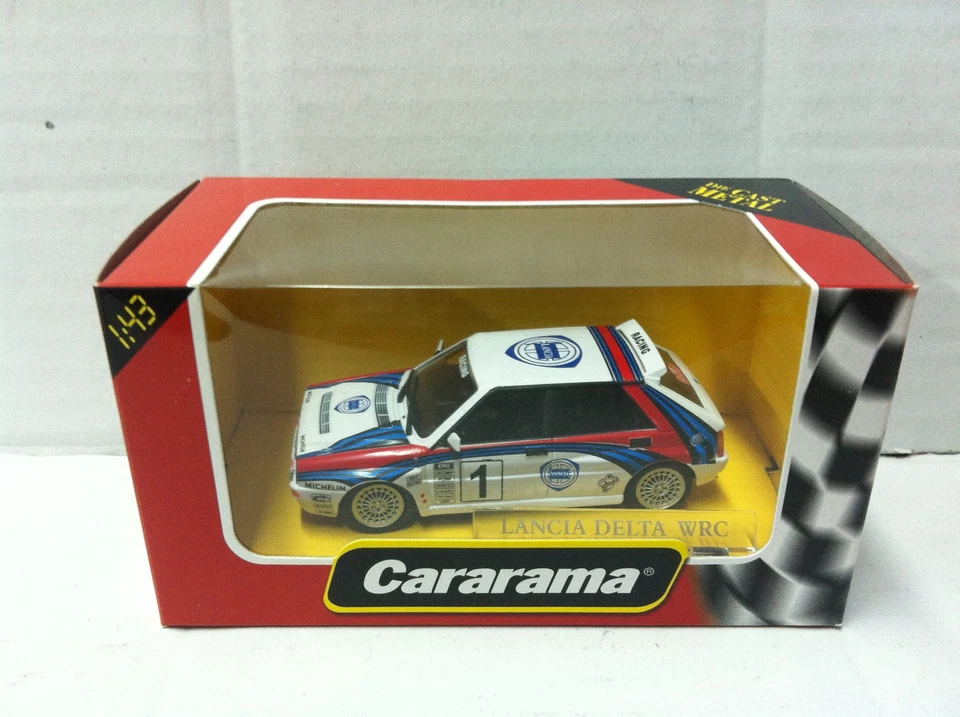 Cararama 1:43 LANCIA DELTA WRC Rally Rallye Sanremo Michelin in Metallo MIB - Immagine 1 di 1