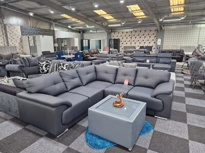 Dover Corner Sofa Charcoal Grey Or Black