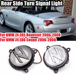 Rear Bumper LED Side Marker Light Indicator For BMW Z4 E85 Roadster 03-2008 E86 - Picture 1 of 19